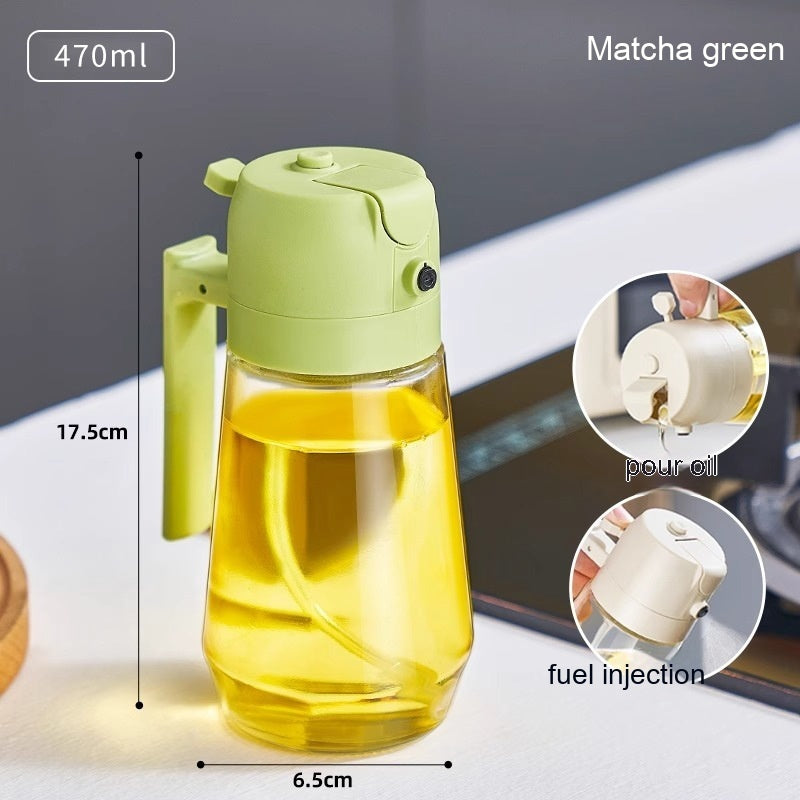2-in-1 Olive Oil Sprayer Dispenser – Healthy Cooking Made Easy