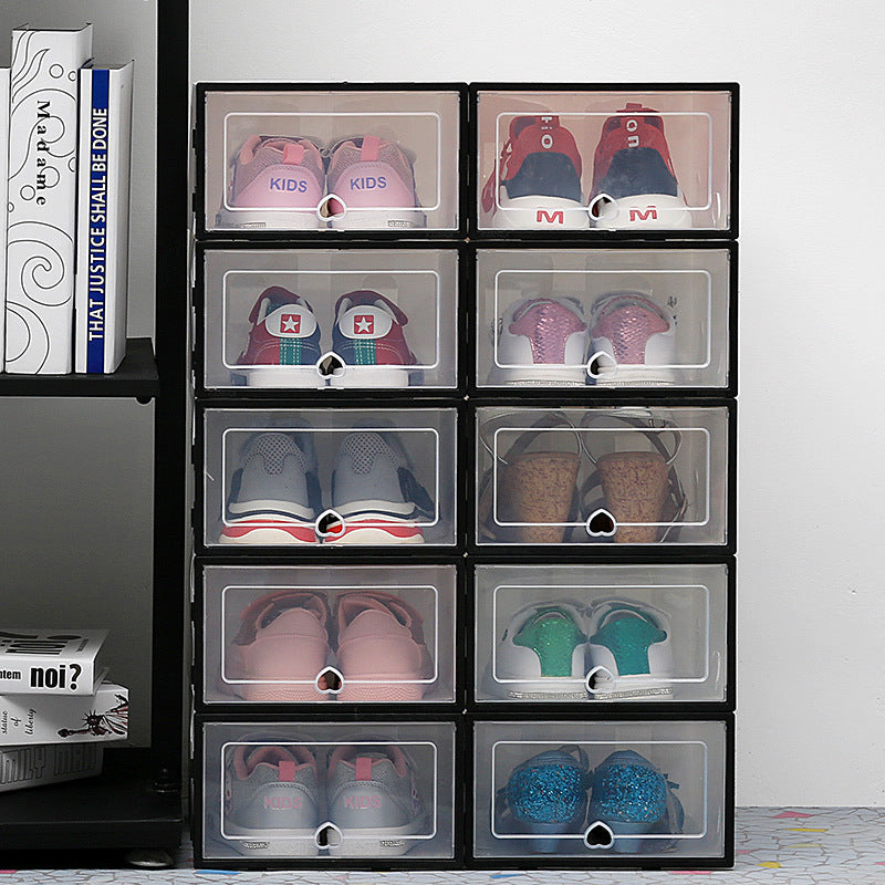 Dustproof Modular Storage Box – Stackable Organizer for Shoes & Clothes