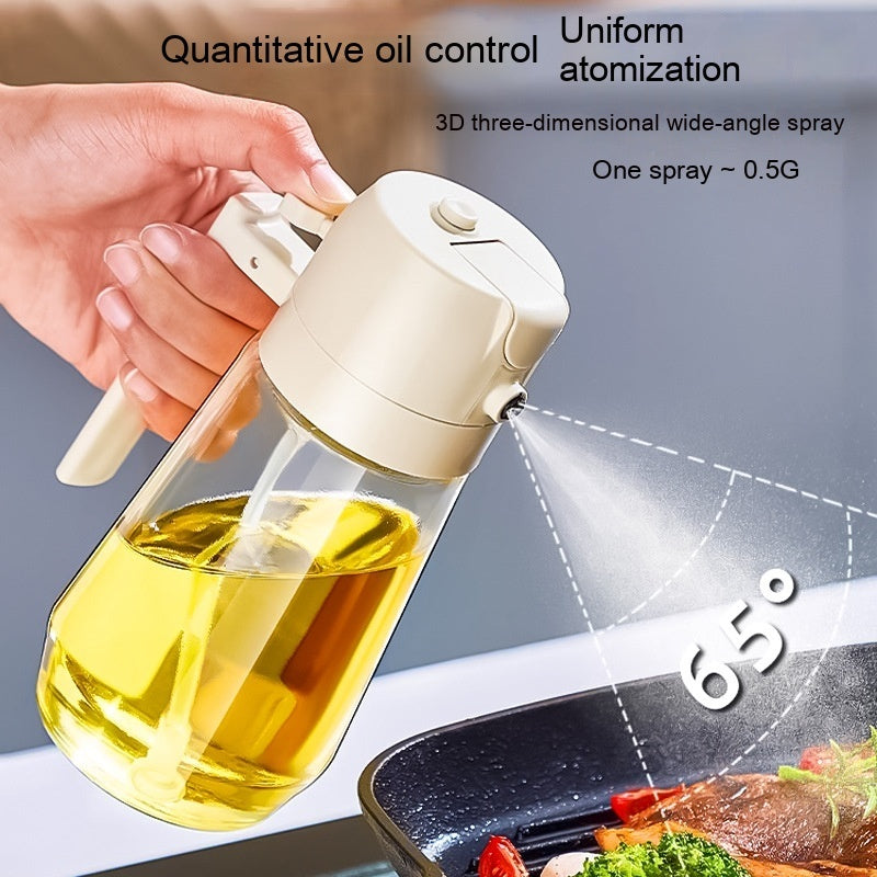 2-in-1 Olive Oil Sprayer Dispenser – Healthy Cooking Made Easy