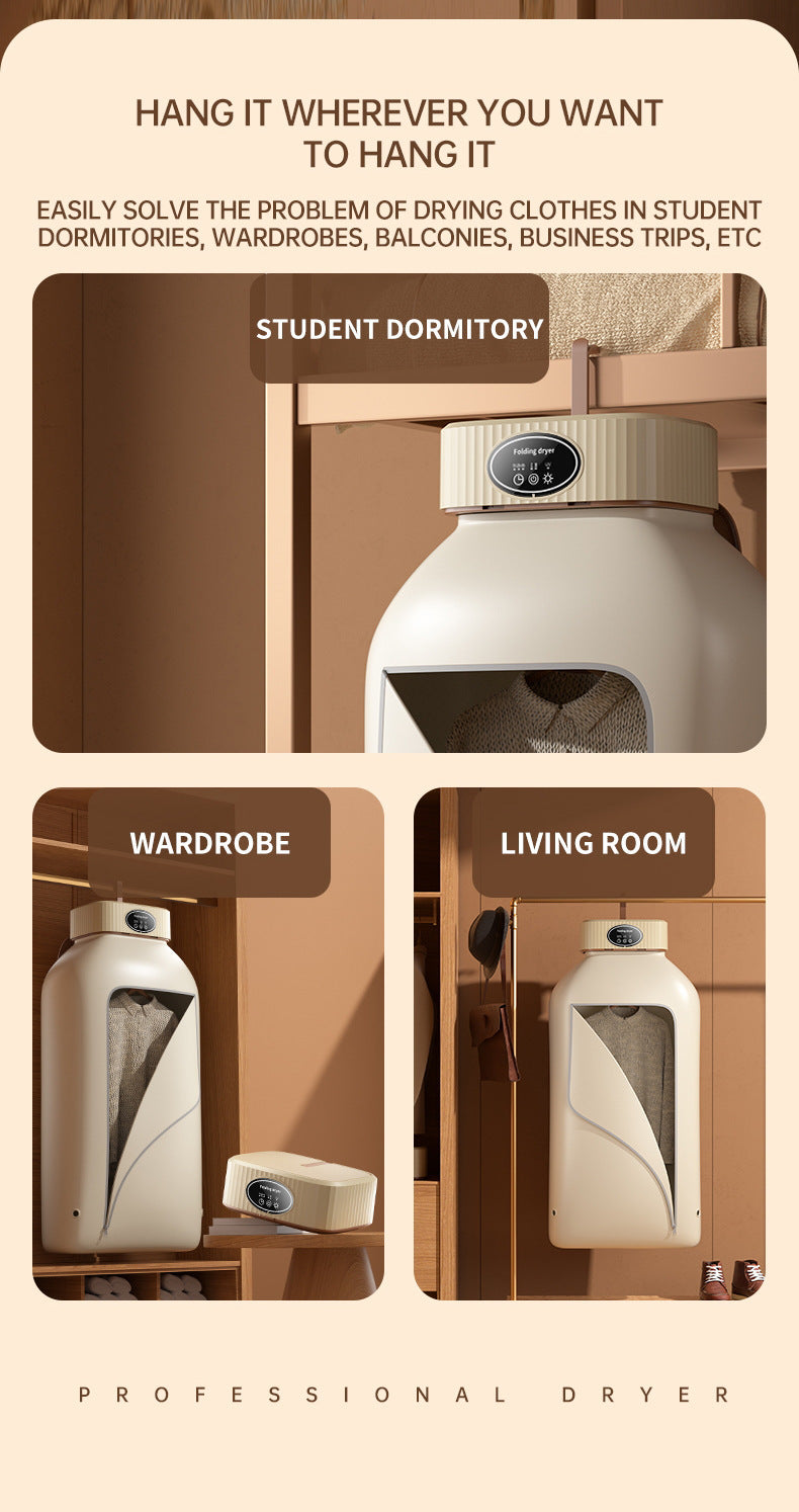 Mini Portable Clothes Dryer – Foldable Fast-Drying Solution for Small Spaces